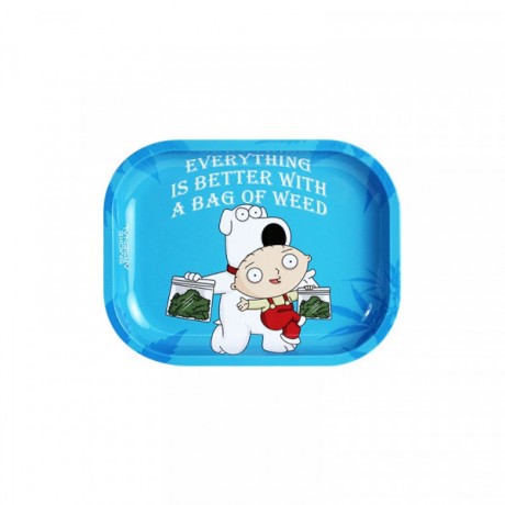 Bandeja Metal Family Guy 14 x 17,5 cms.
