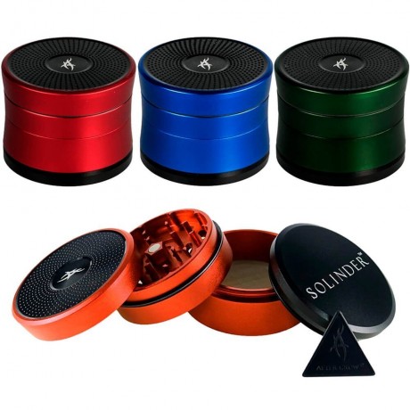 Solinder Grinder Aluminio Polinizador 4 Partes
